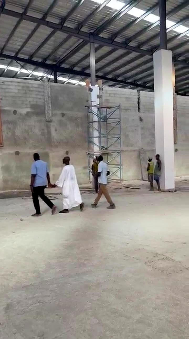 Visite de chantier par la direction